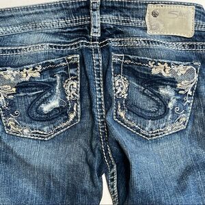 Silver | Factory Distressed Tuesday Low Rise Skinny Jeans